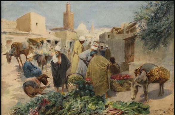 Historical Islamic economics illustration